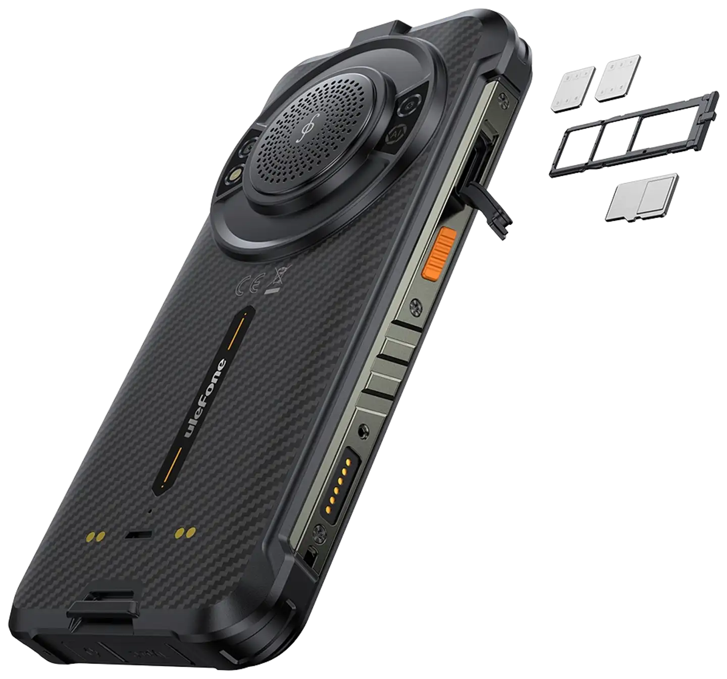 Ulefone Rugged-älypuhelin RugKing 4G 256GB musta - 2