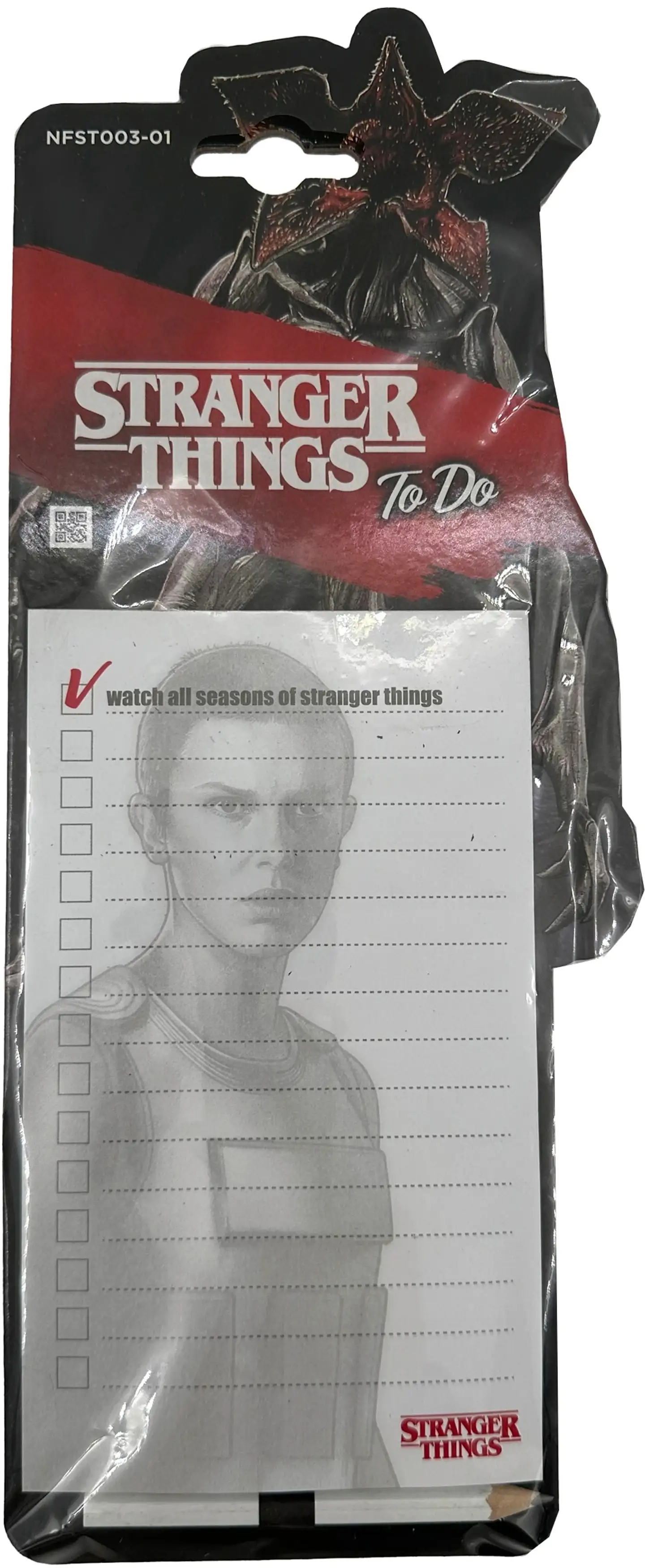 Stranger Things magneettinen muistilehtiö & lyijykynä