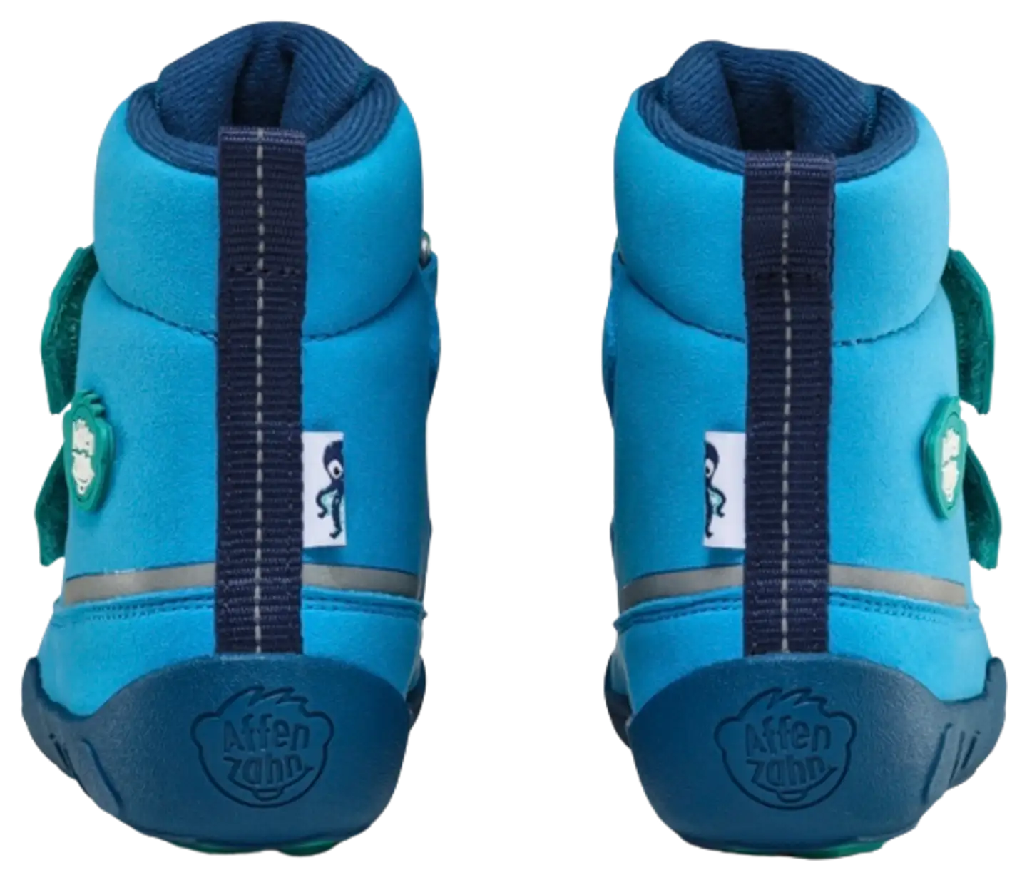 Affenzahn lasten paljasjalkakenkä Mid Boot Vegan Comfy - Octopus - 2