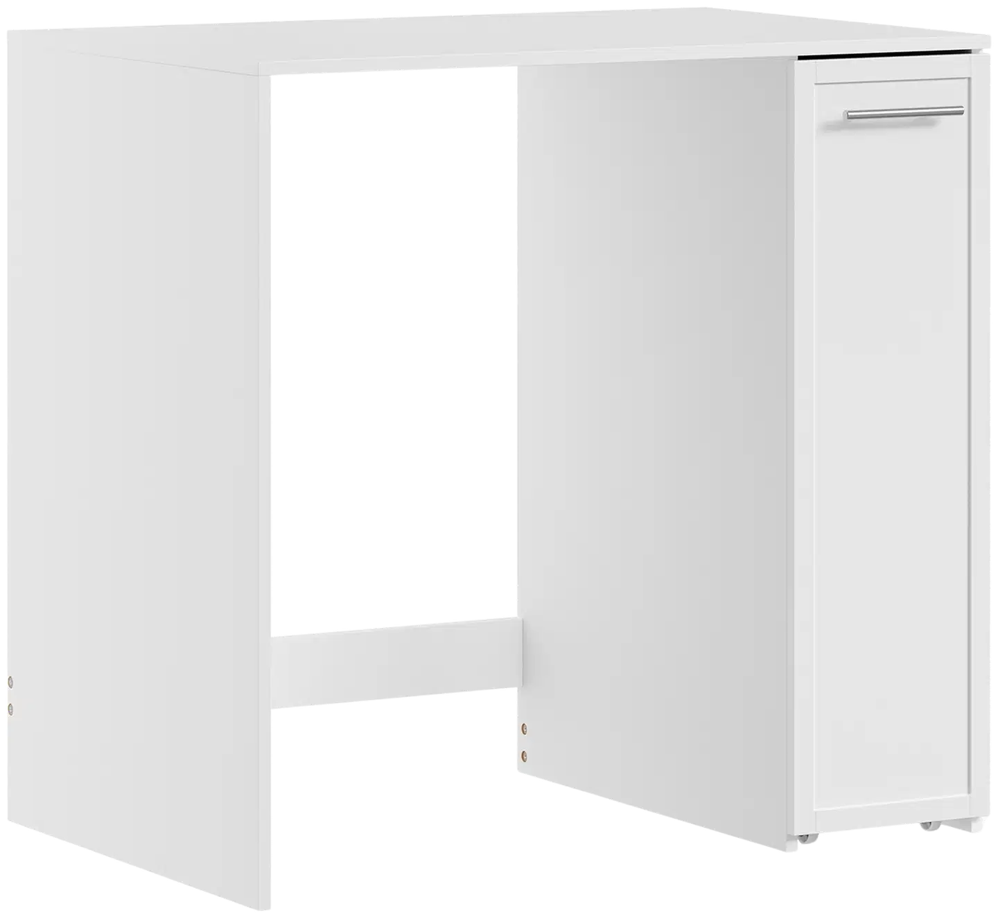 SoBuy pesukonekaappi valkoinen BZR229-W - 1