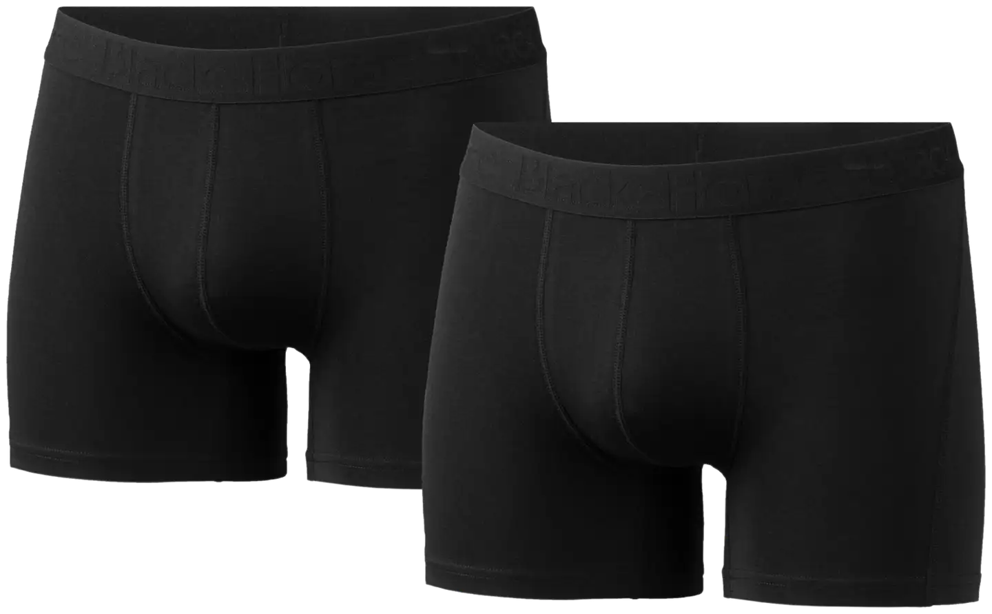 Black Horse miesten bokserit 2-pack I52782 - Black-black - 3