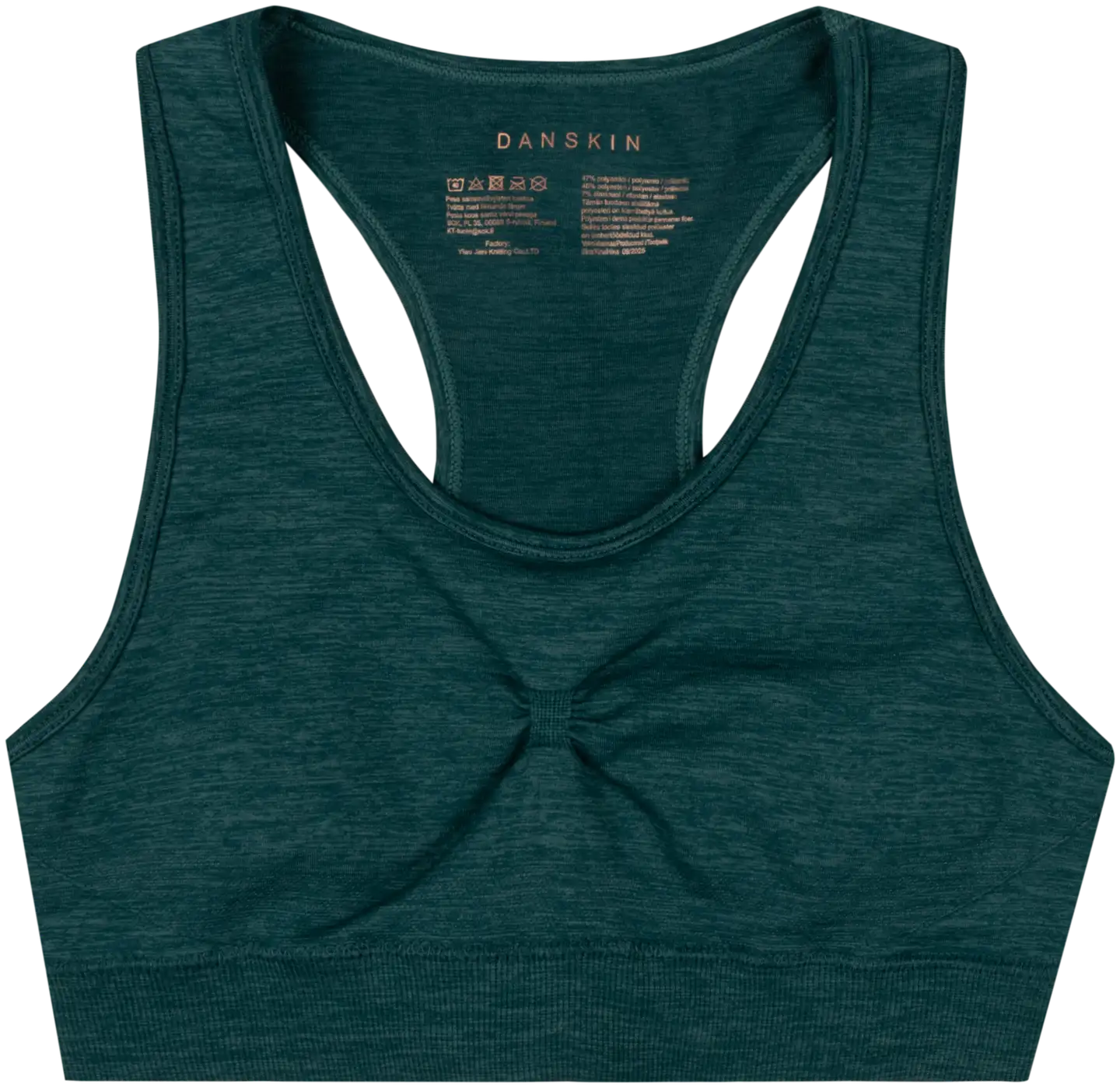 Danskin lasten saumaton liivitoppi DGS2521 - Deep Teal - 1