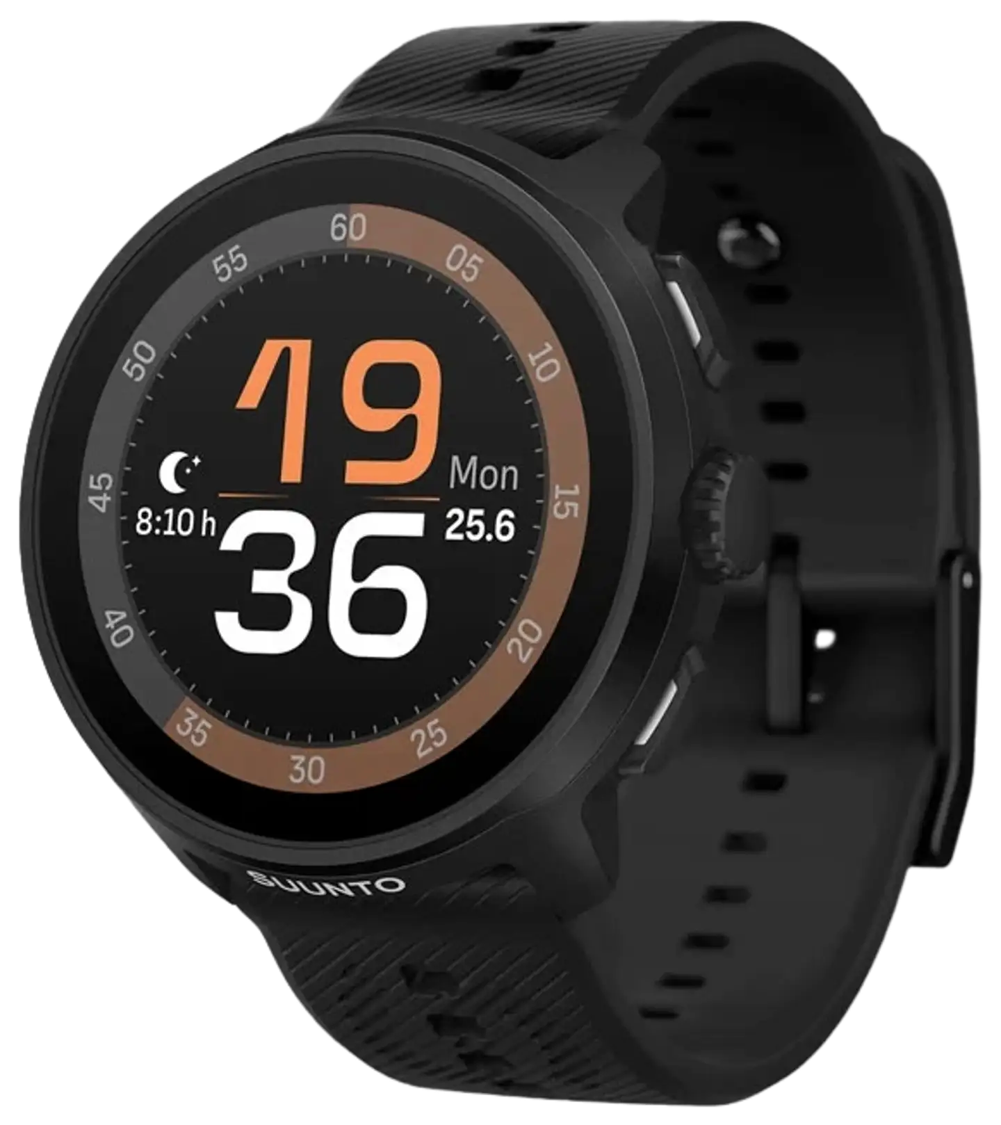 Suunto älykello Run musta silikonirannekkeella - 1