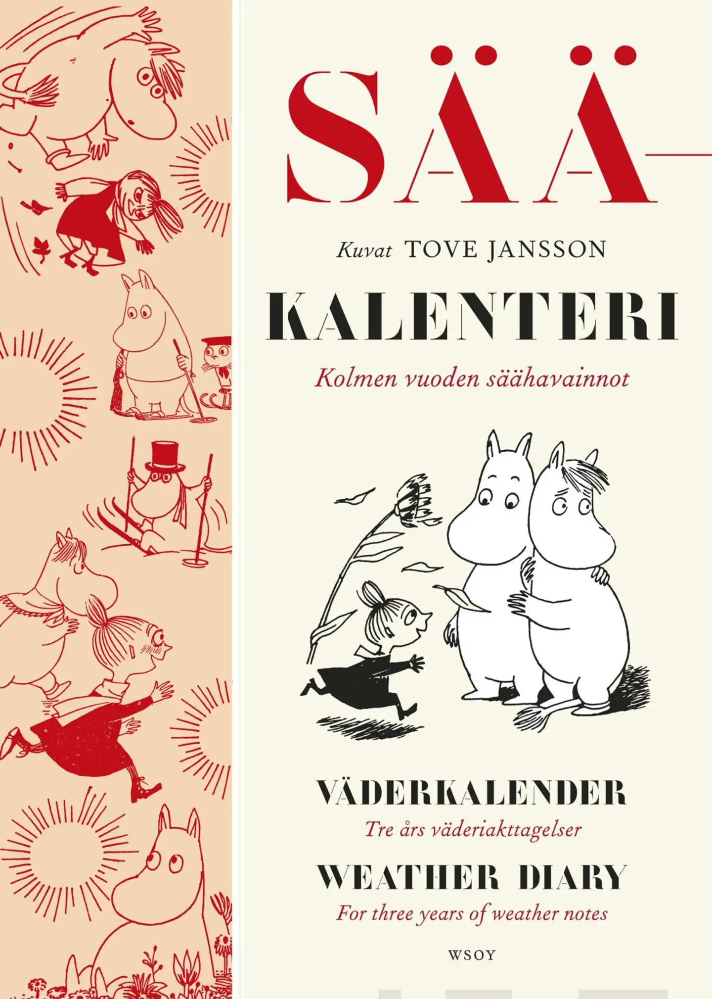 Sääkalenteri - Väderkalender - Weather diary - Kolmen vuoden säähavainnot - tre års väderiakttagelser - for three years of weather notes