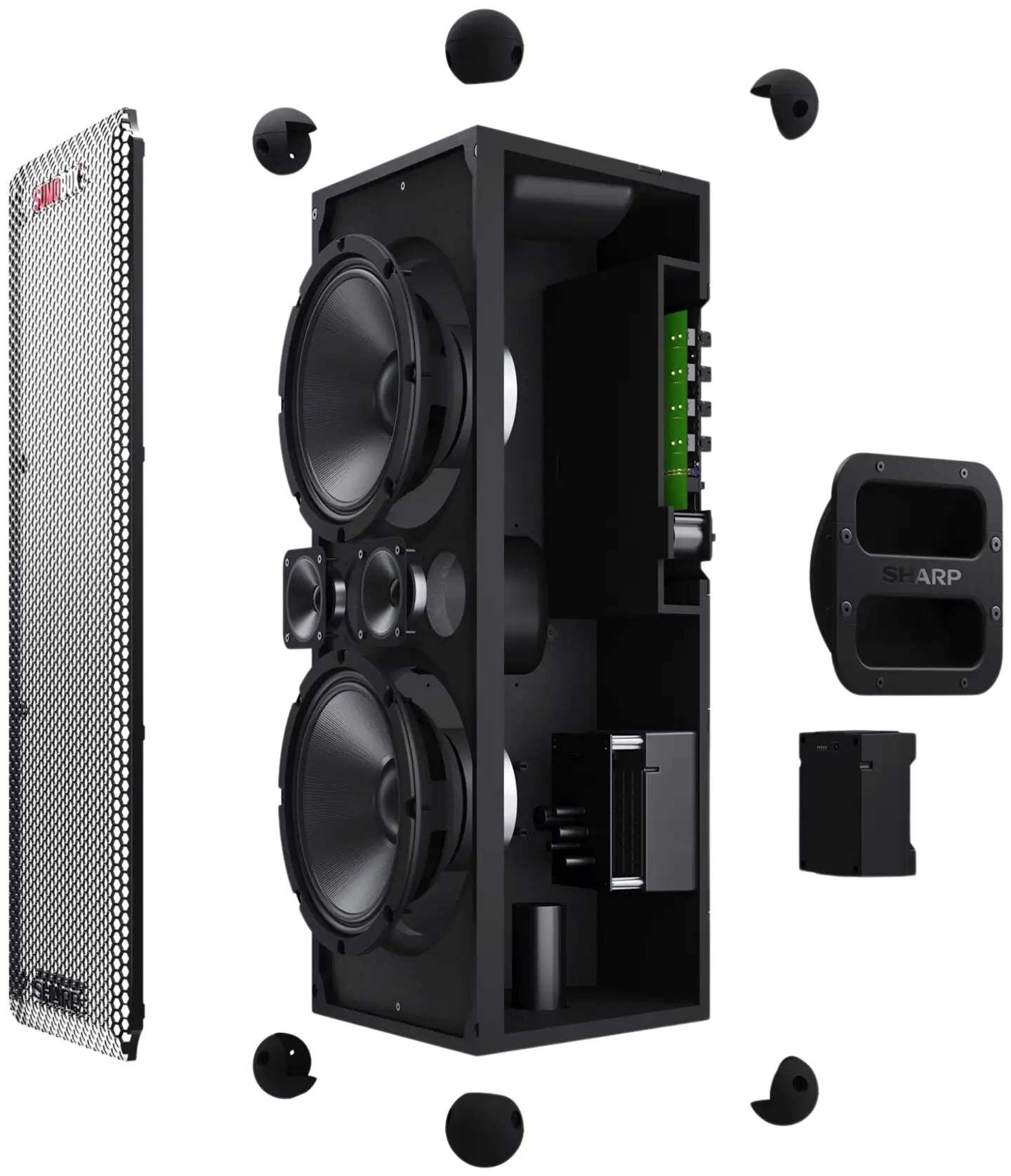 Sharp Bluetooth kaiutin SumoBox CP-LS100 SUMOBOX - 11