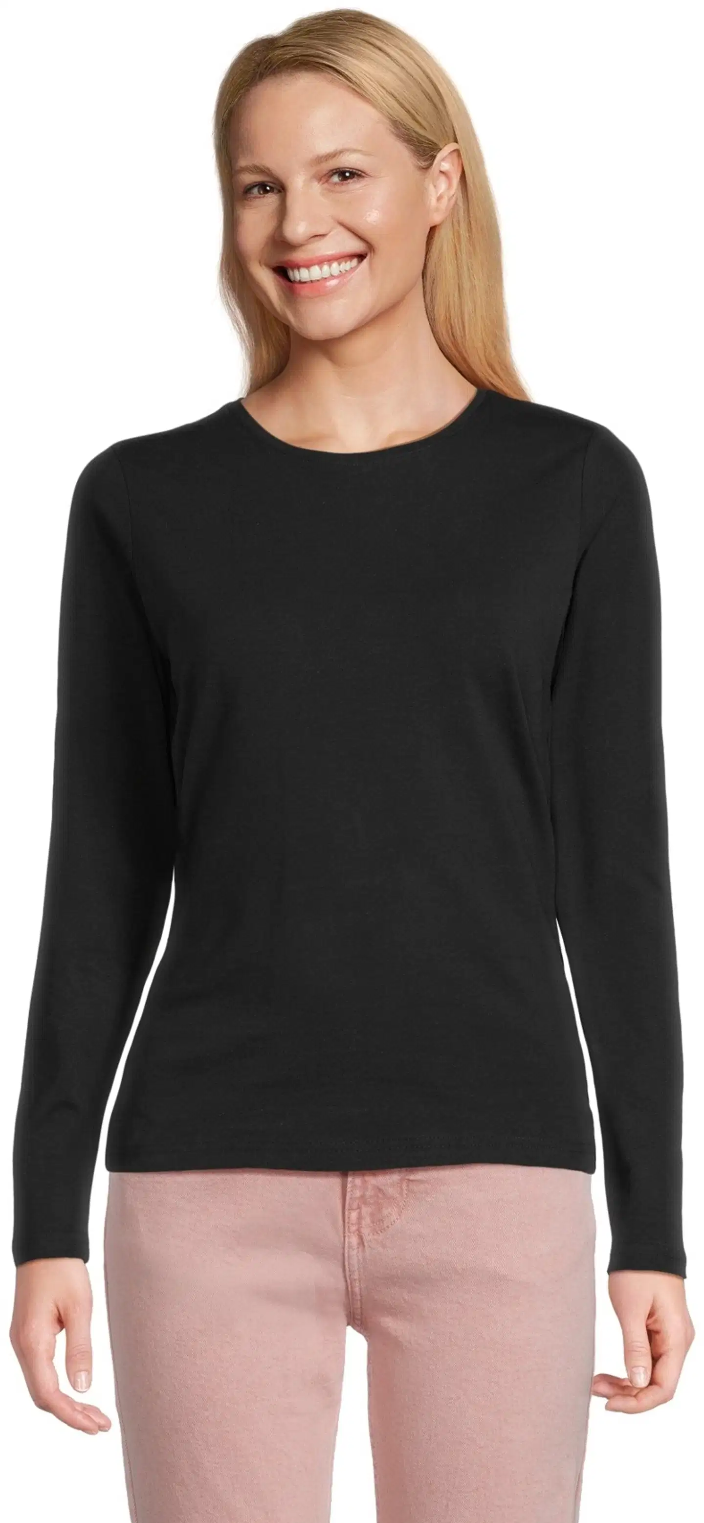 House naisten trikoopusero Donna O - Jet Black - 1