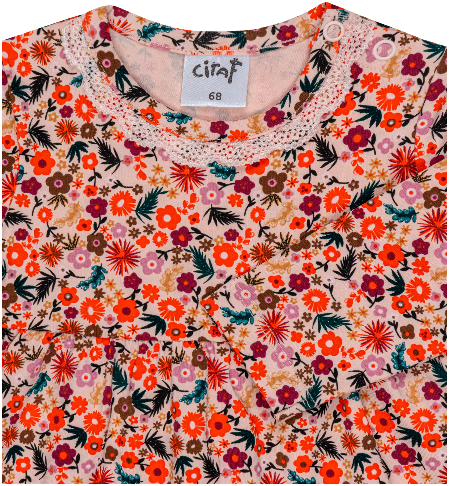 Ciraf vauvojen bodymekko Kukkaniitty - Multicolor - 3