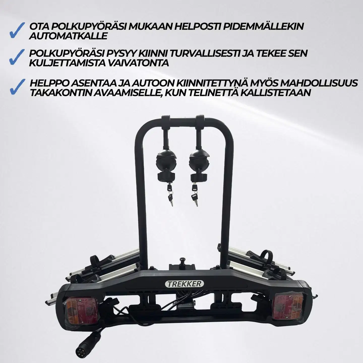 Trekker pyöräteline autoon 2-pyörälle r200 - 3