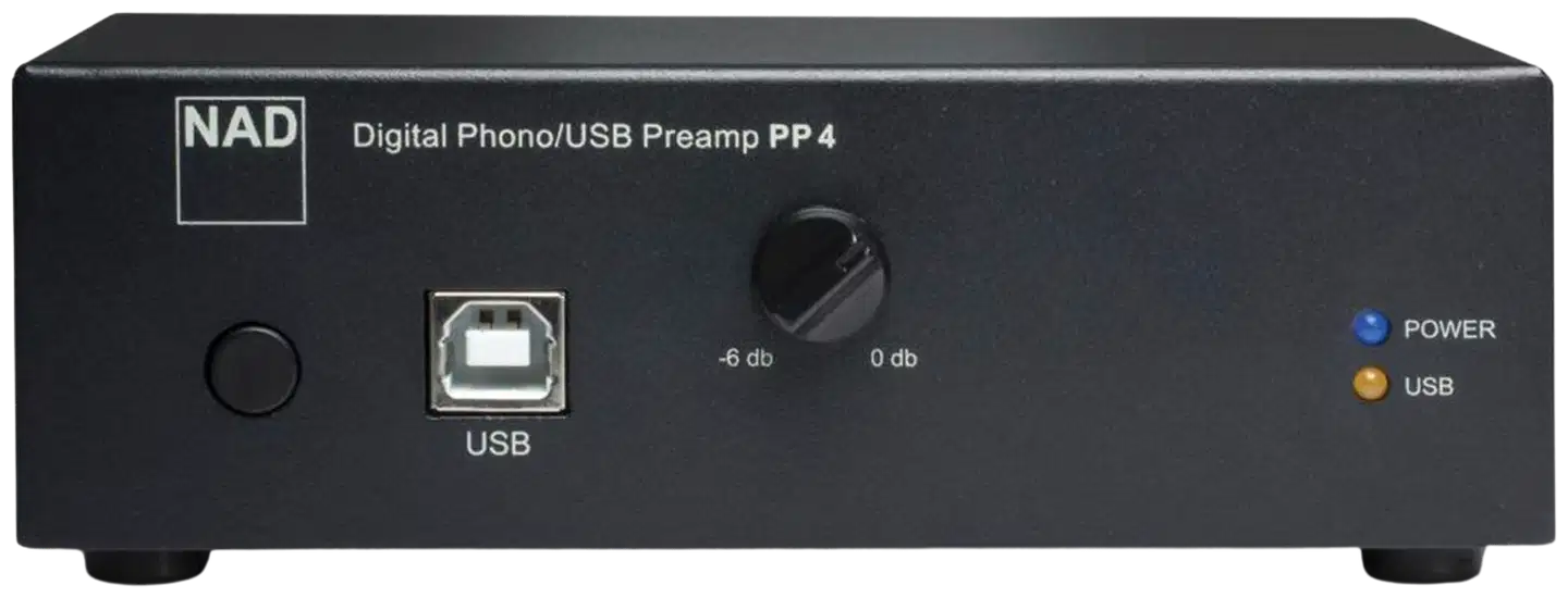 NAD levysoitinesivahvistin PP4 RIAA USB - 1