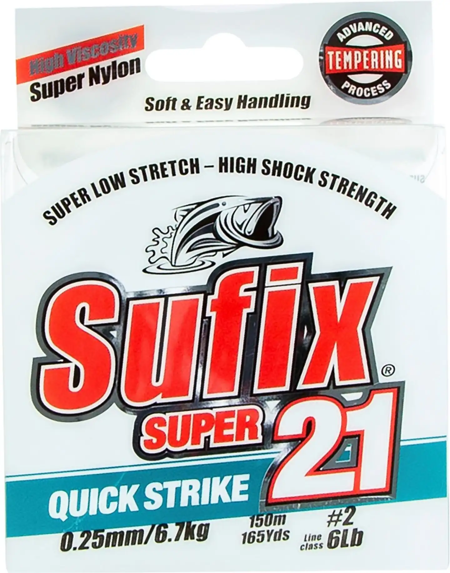 Sufix Super 21 150m 0,25mm/5.7kg kirkas siima