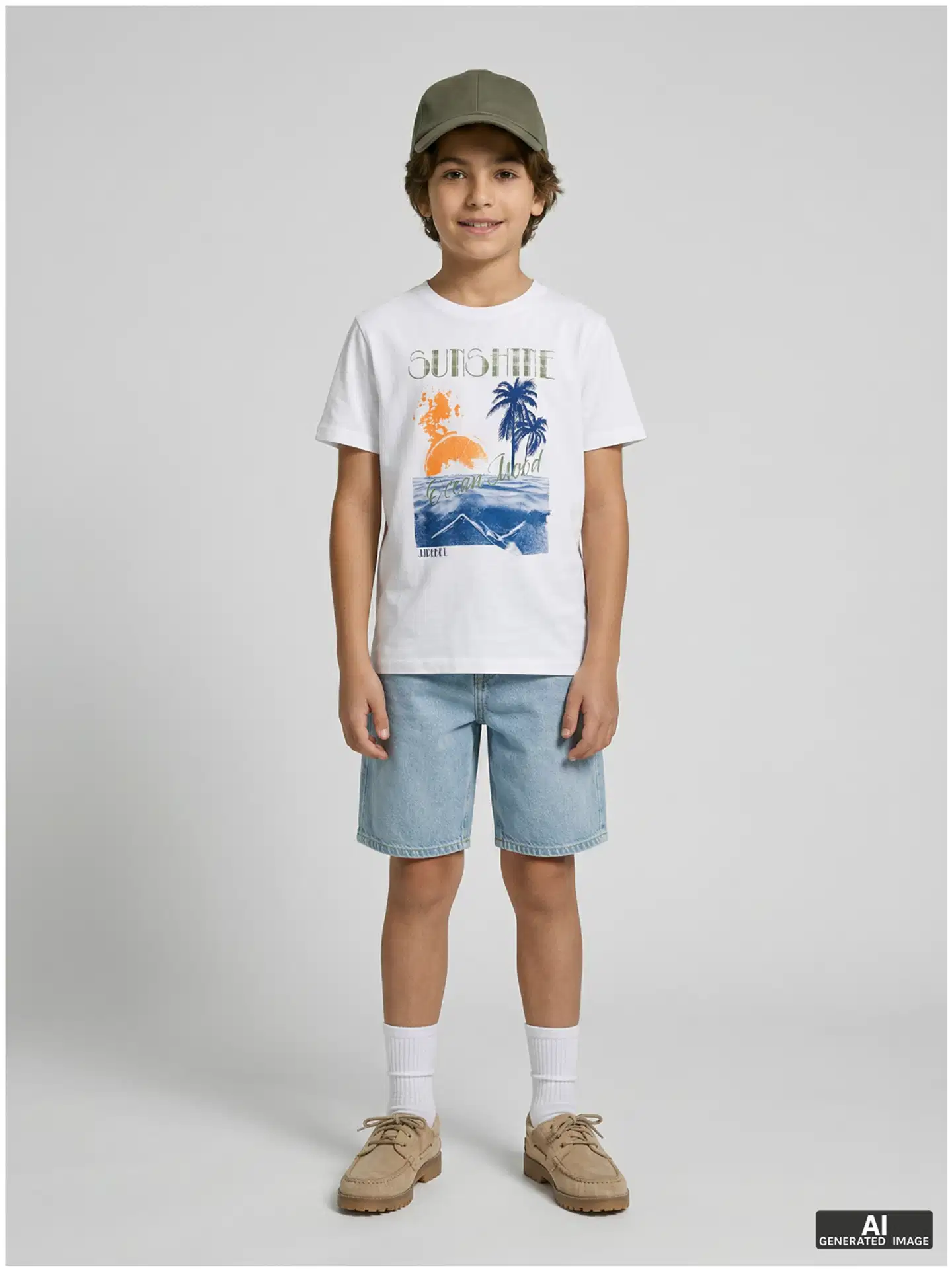 JJ Rebel lasten t-paita - Bright white - 3