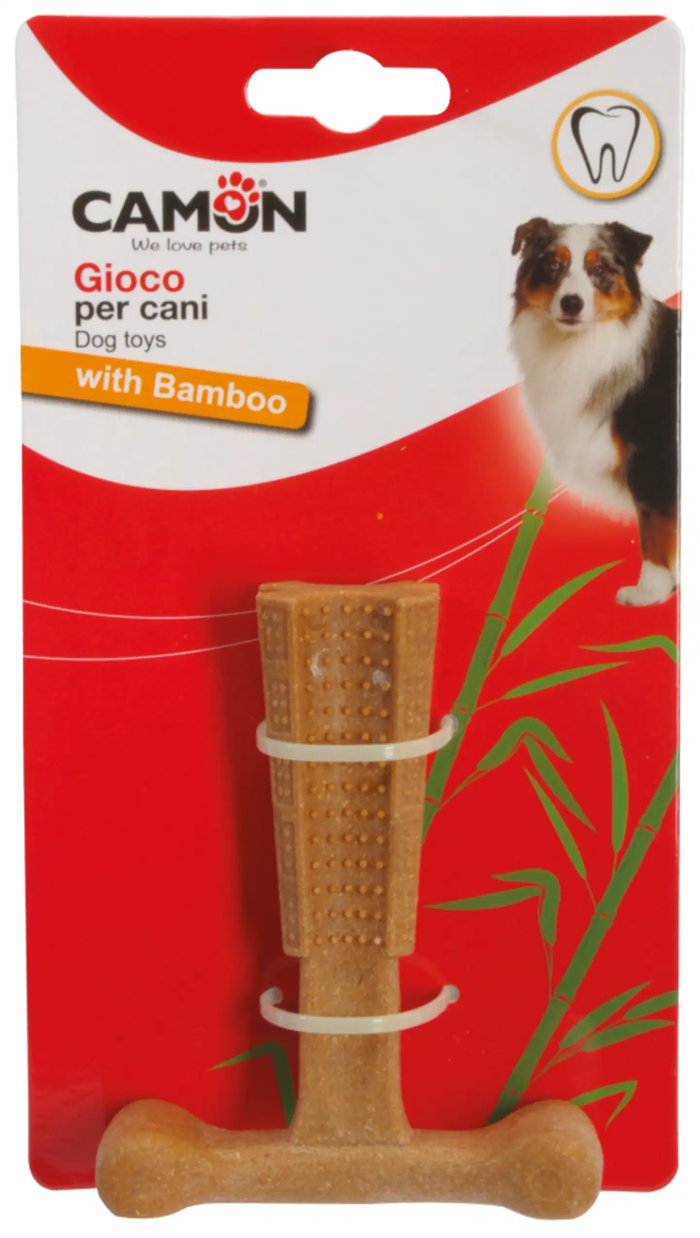 Camon koiran lelu bambuluu 10cm