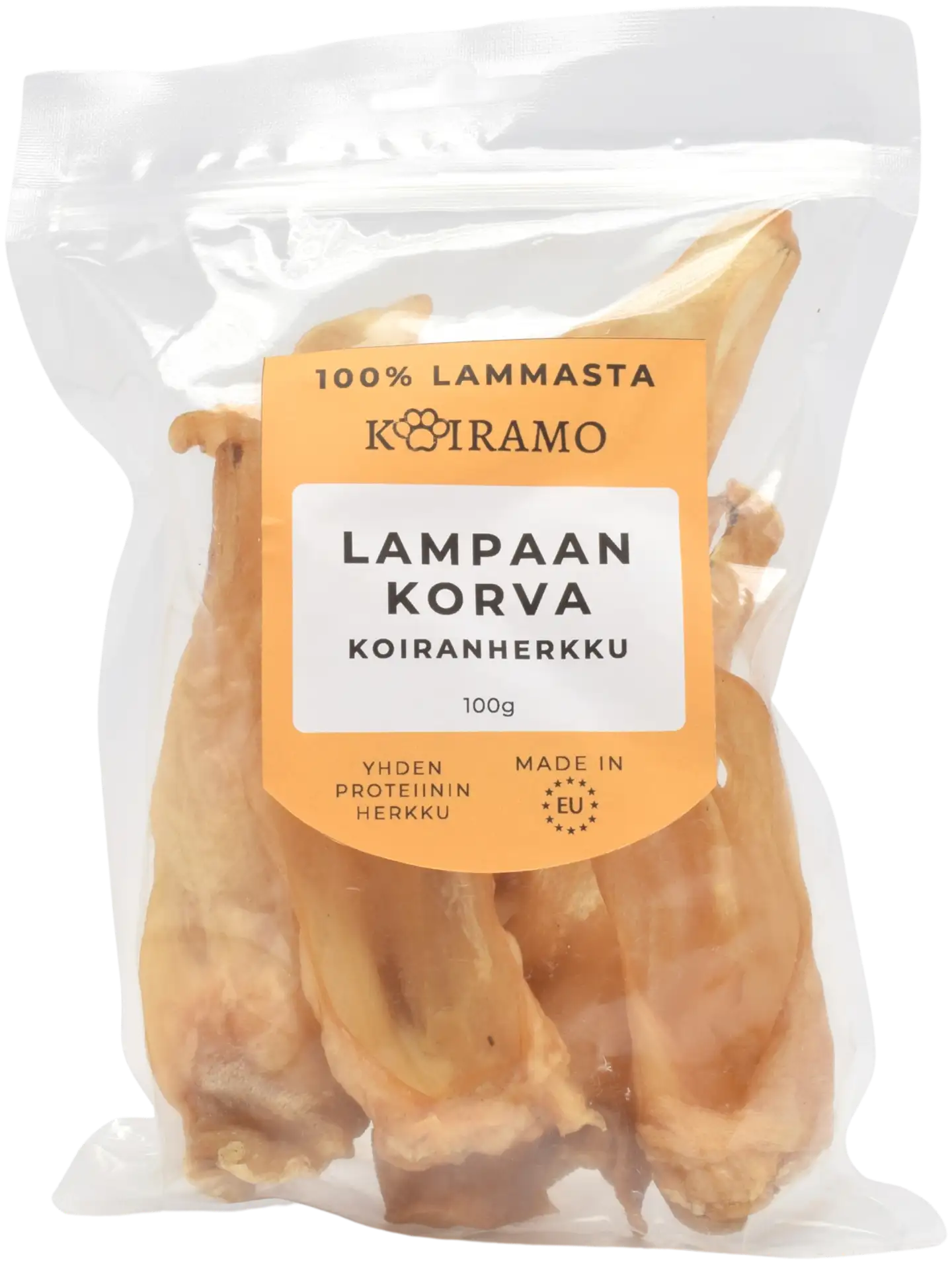 Lampaankorva koiranherkku pureskeluun 100g Koiramo - 1