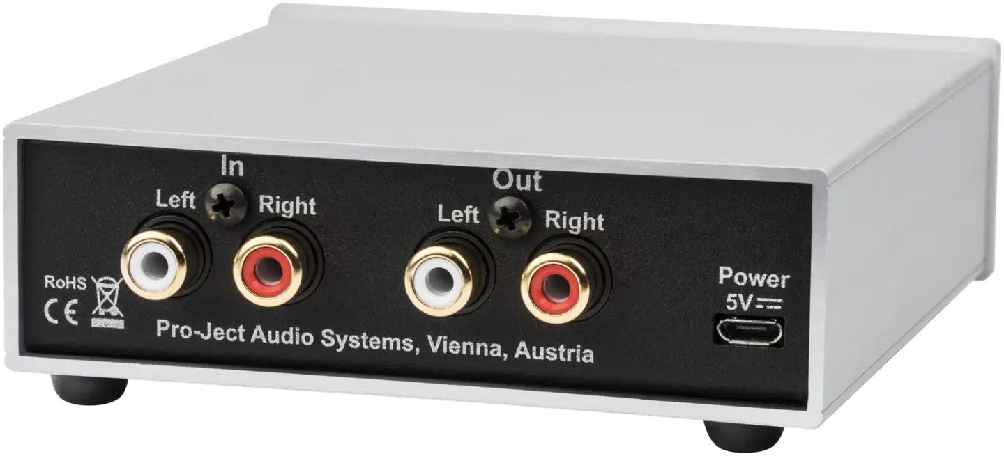 Pro-Ject Kuulokevahvistin Head Box S2 hopea - 2