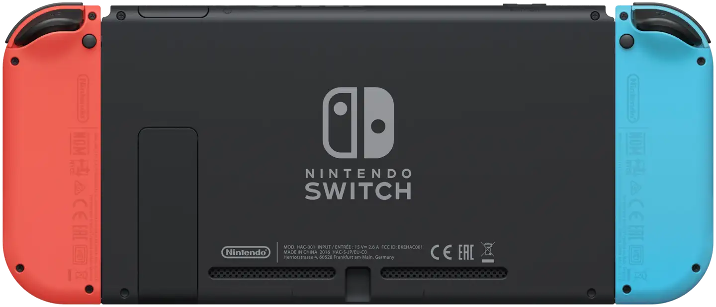 Nintendo Switch konsoli sini/puna Joy-Con ohjaimilla - 7