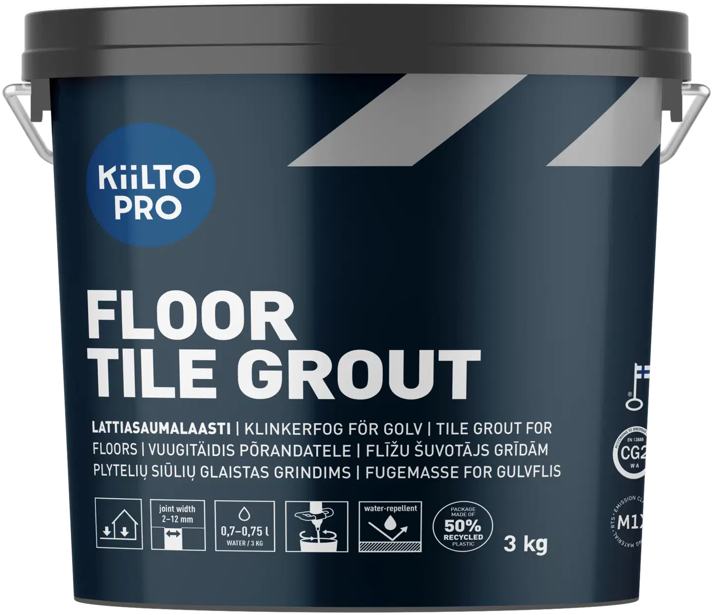 Kiilto Pro Floor Tile grout lattiasaumalaasti 228 sand 3 kg