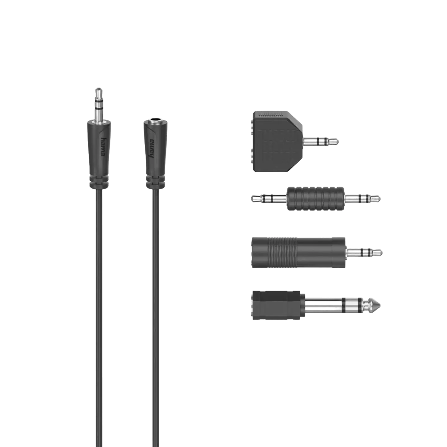 Hama Audioliitäntäsarja 3,5 mm, 5-os., 2,5 m - 1