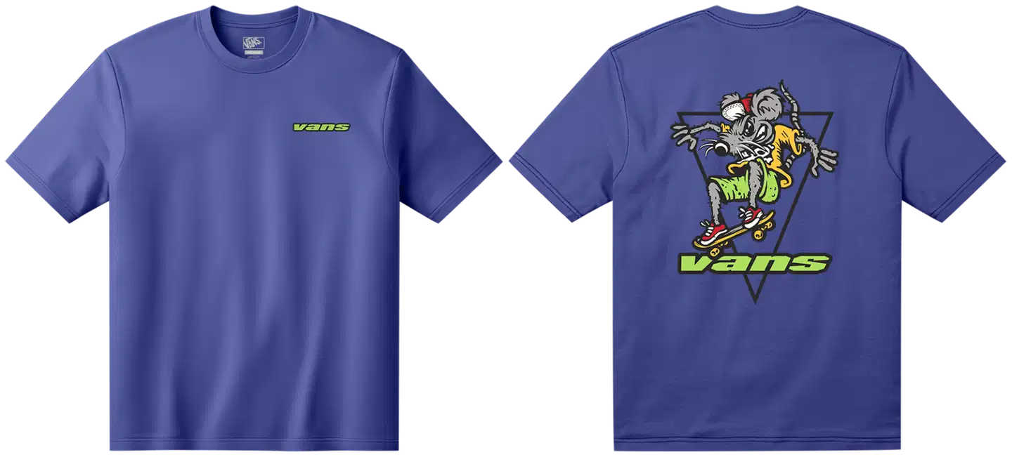 Vans lasten t-paita Rad rat - Royal Cobalt