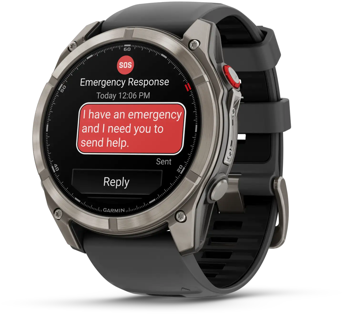 Garmin älykello Fenix 8 pro – 51 mm, amoled, sapphire, titaani – grafiitinharmaa/musta - 2