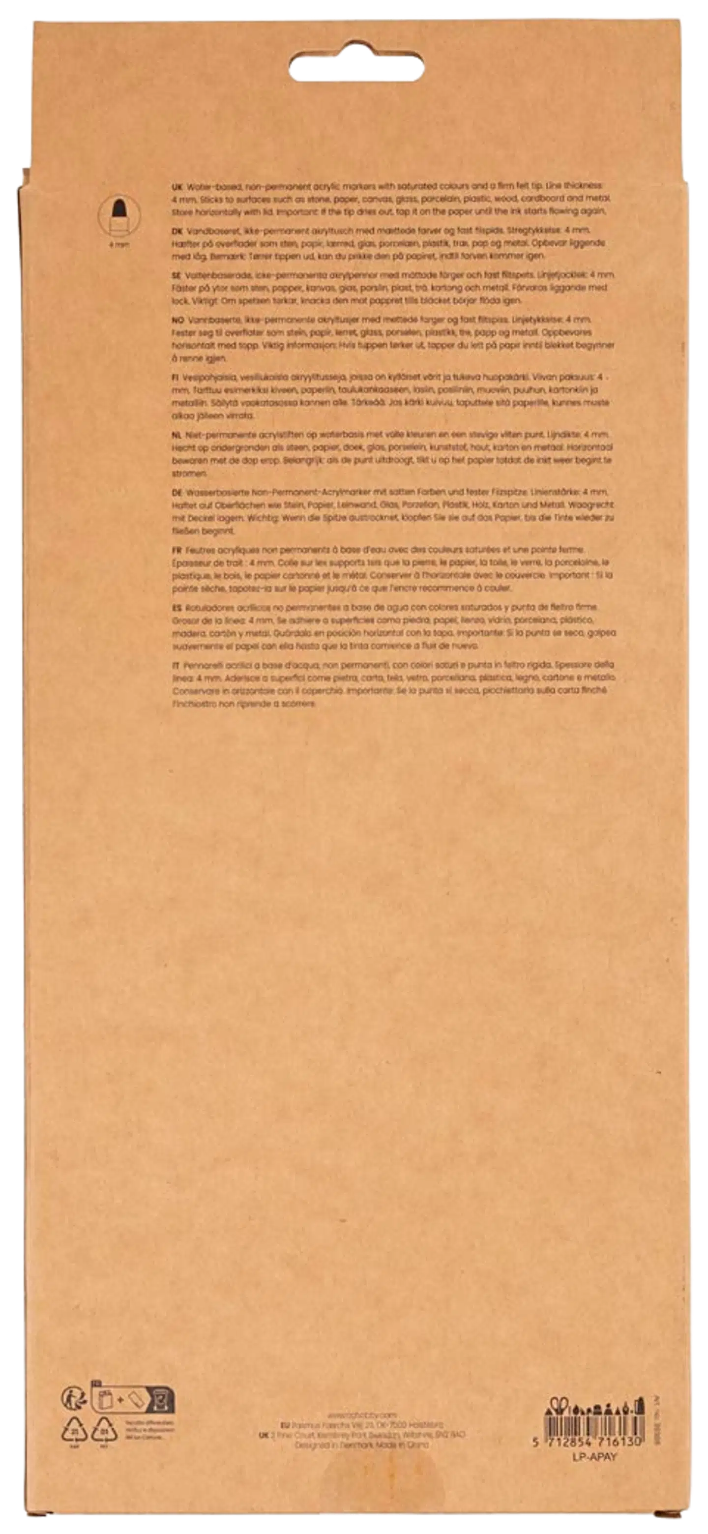 Creativ Company creative multi marker -tussi 24 väriä - 3