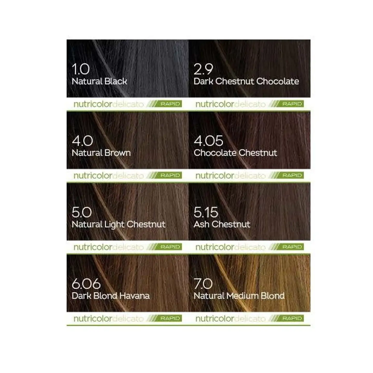 Biokap nutricolor delicato rapid 5.0 natural light chestnut - 2