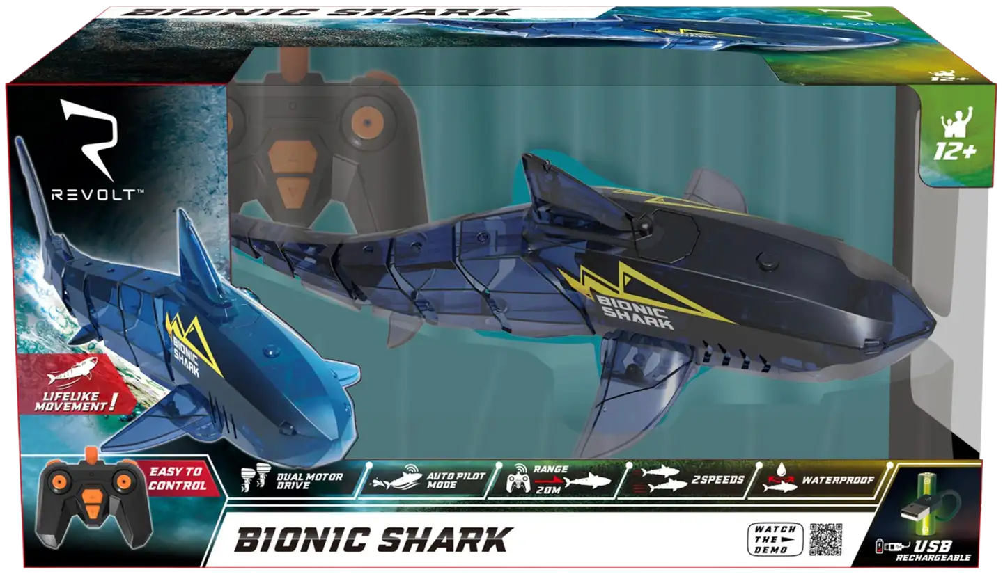 REVOLT R/C Bionic Shark Blue - 3