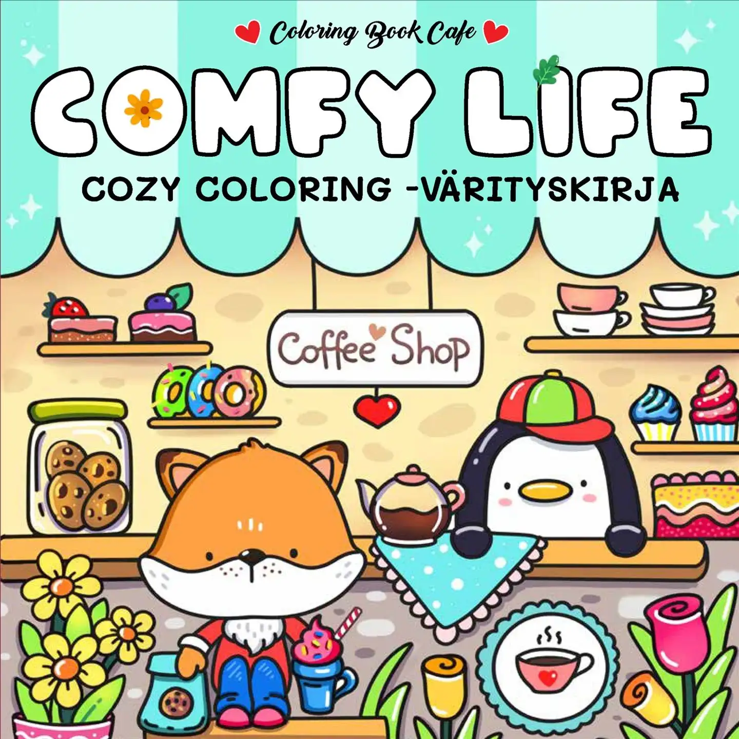 Comfy Life - Cozy coloring -värityskirja