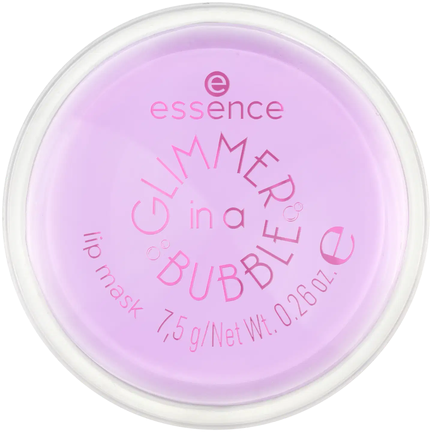 essence GLIMMER IN A BUBBLE lip mask 01 Kiss In A Bubble 7.5 g - 1