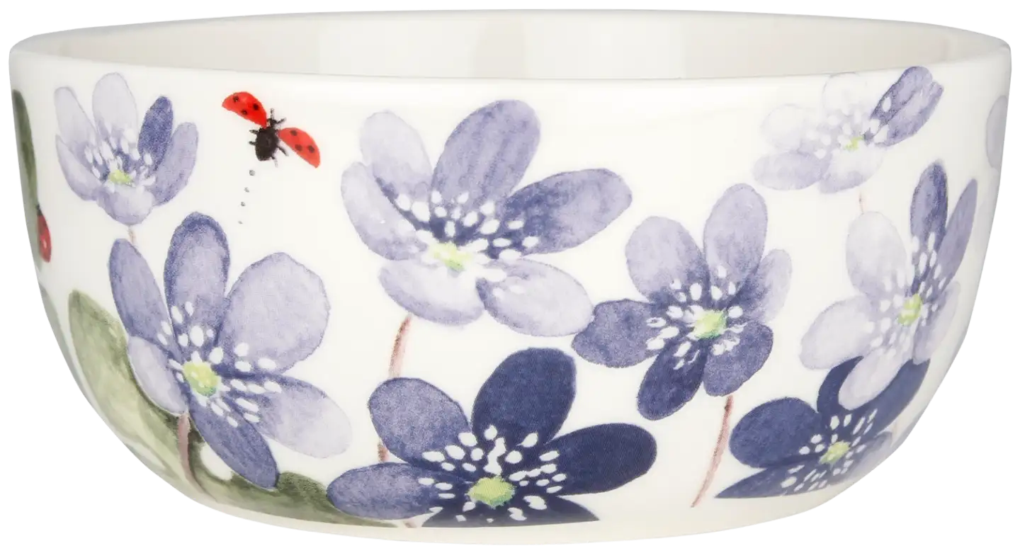 Kultakeramiikka kulho Sinivuokko 6 dl