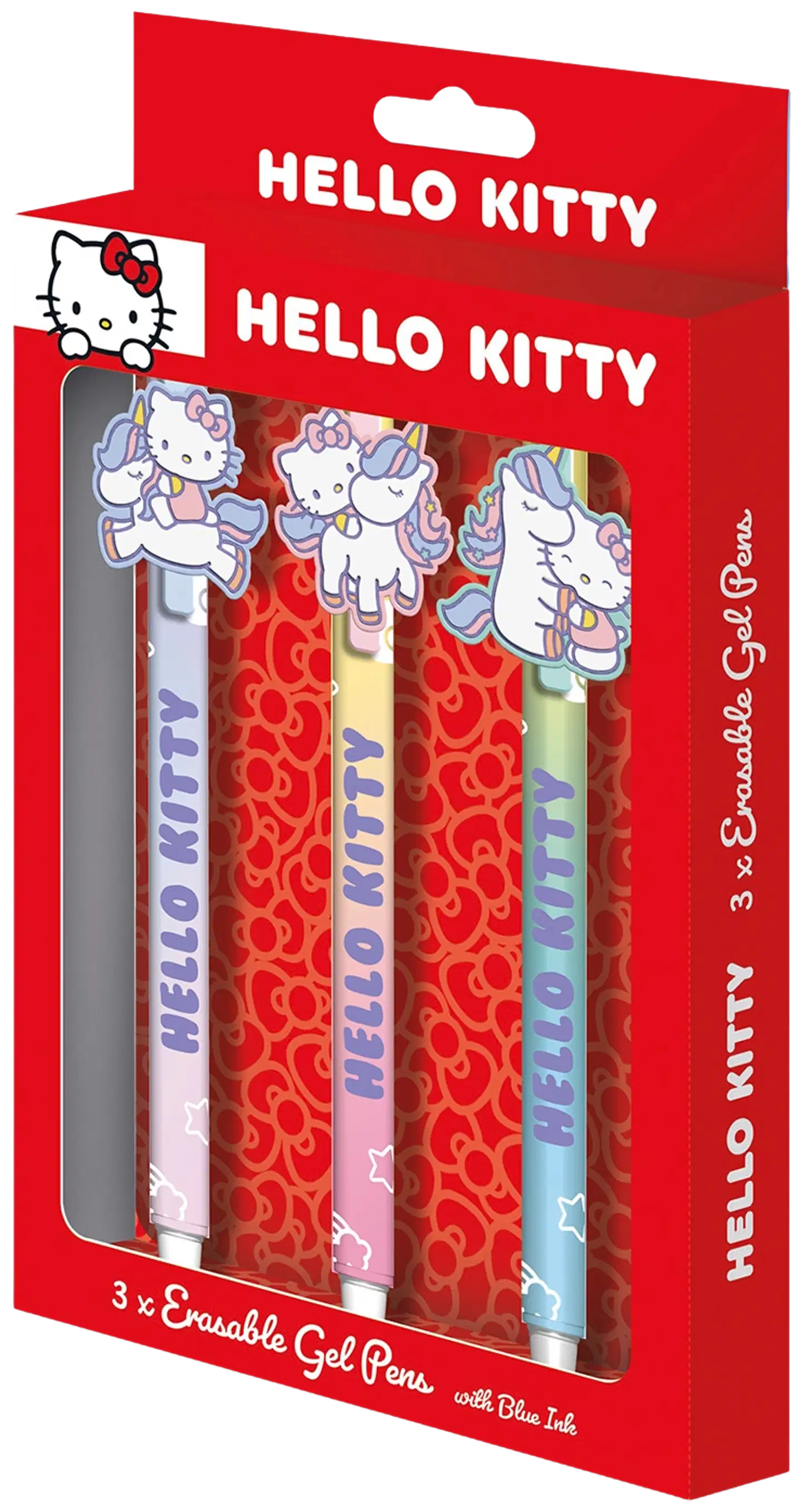 Hello Kitty pyyhittävät geelikynät 3kpl/pkt - 1