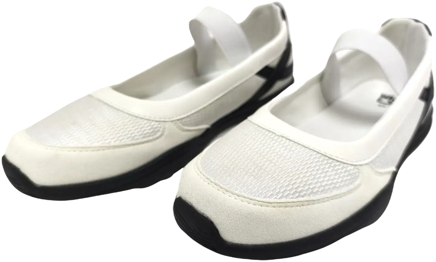 WKLY. naisten sporttiballerinat Bambi K-S6127 - White/black - 1