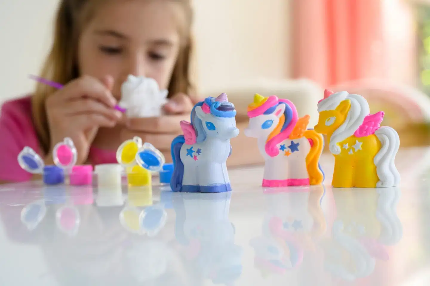 4M 3D Mould & paint kipsivalu-setti kimaltelevat yksisarviset - 5