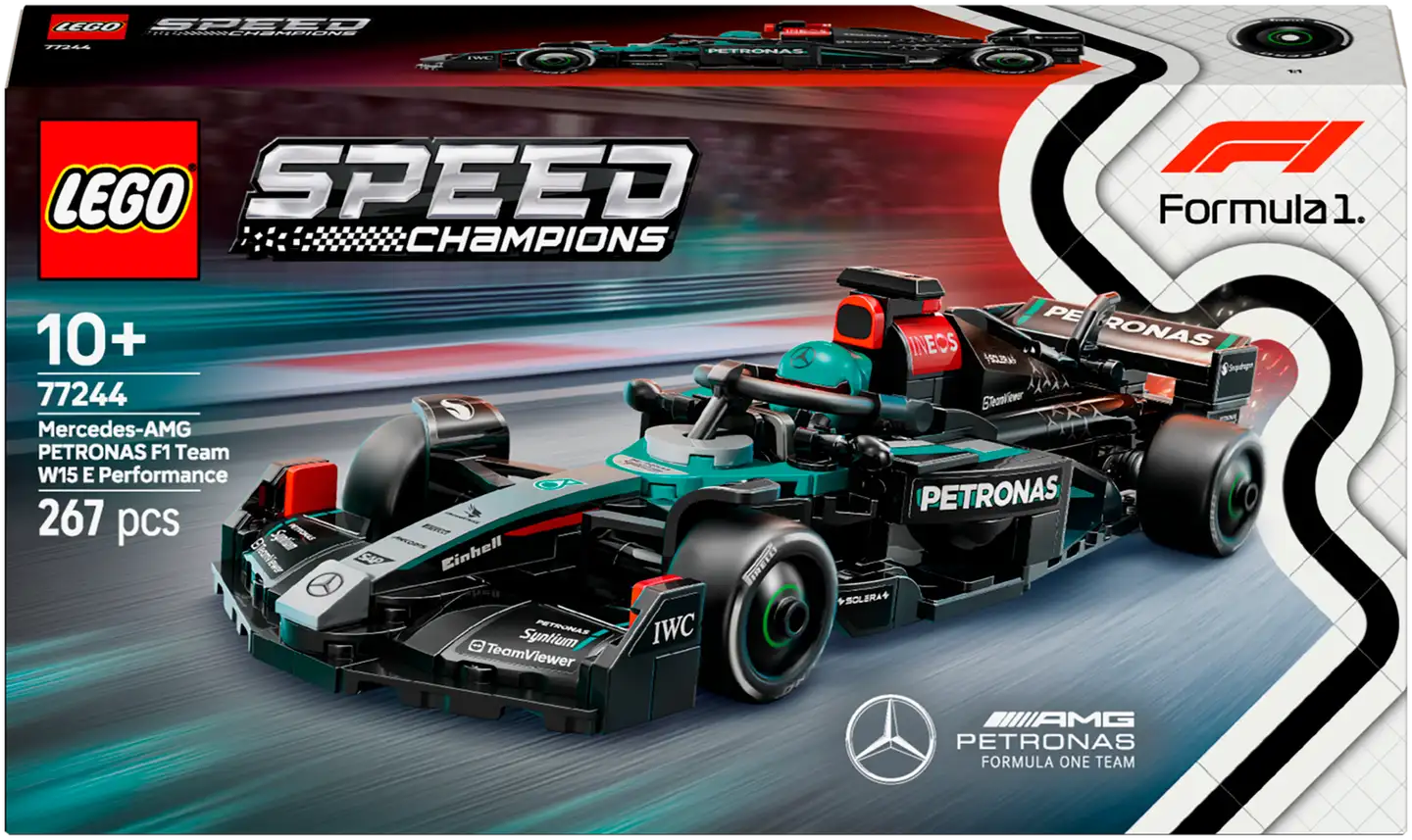 LEGO® Speed Champions Mercedes-AMG F1® W15 kilpa-auto 77244 - 2