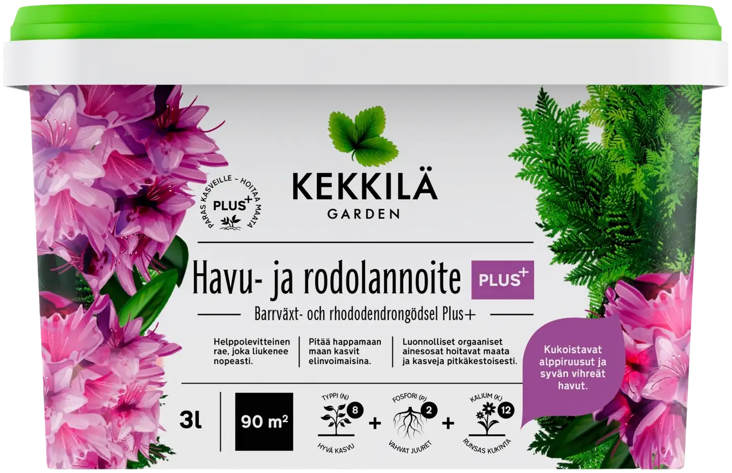 Kekkilä havu- ja rodolannoite Plus + 3 L - 1