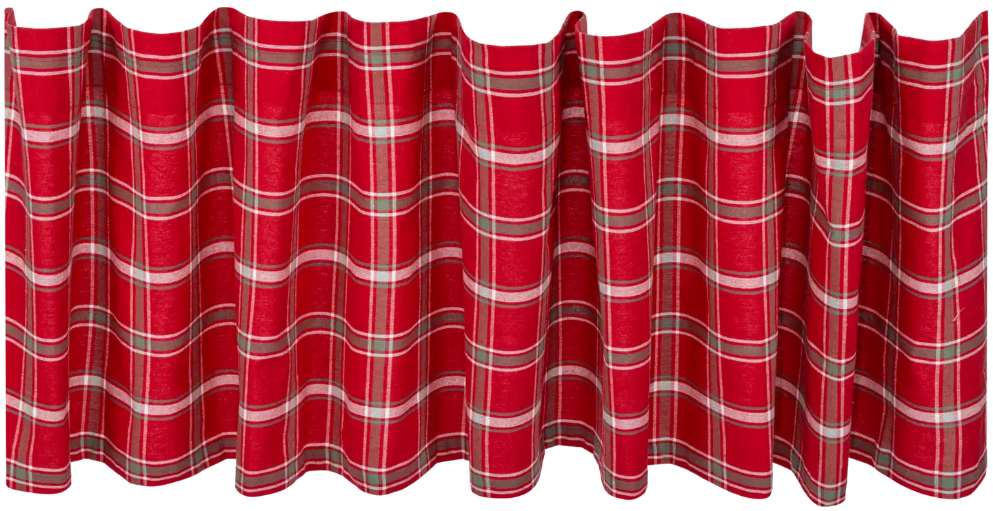 House verhokappa Check 250x50 cm punainen - 1