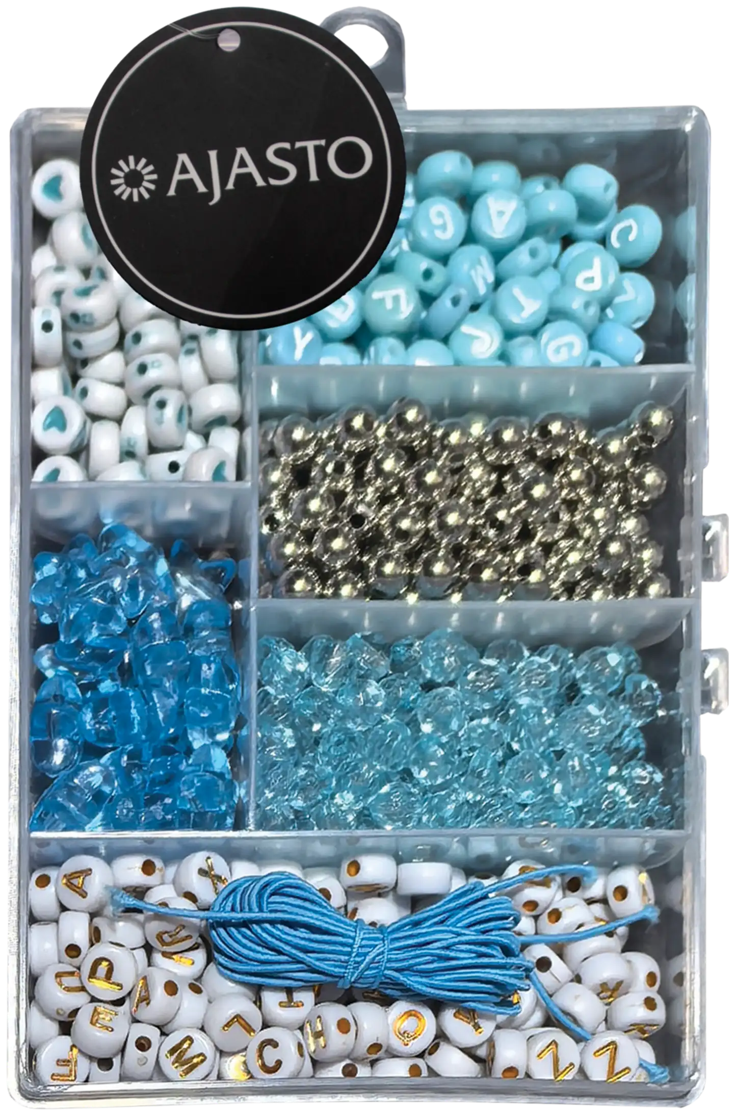 Kirjainkorusetti, vaaleansininen