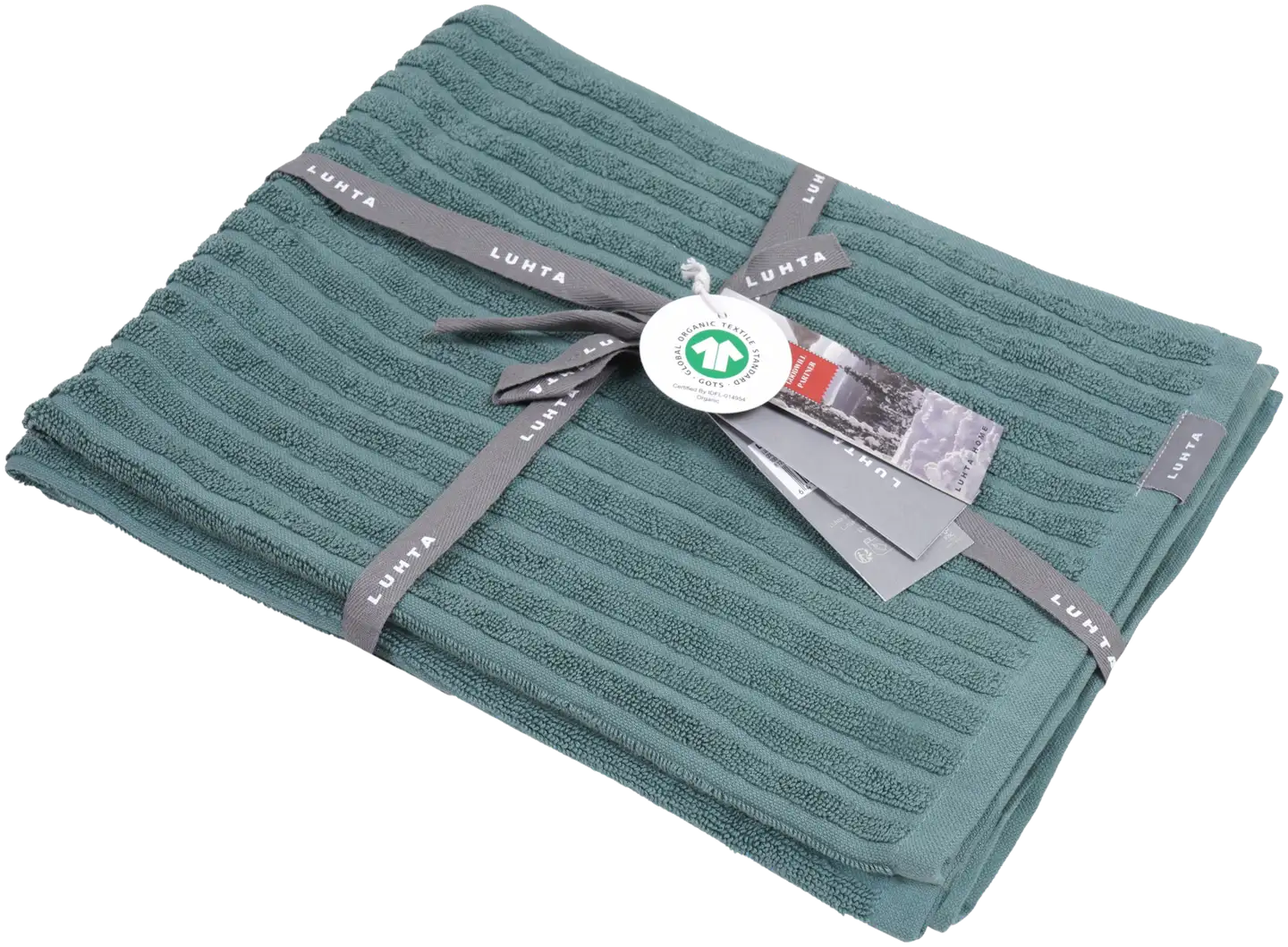Luhta Home Käsipyyhesetti Aalto 2X50X70 cm vihreä