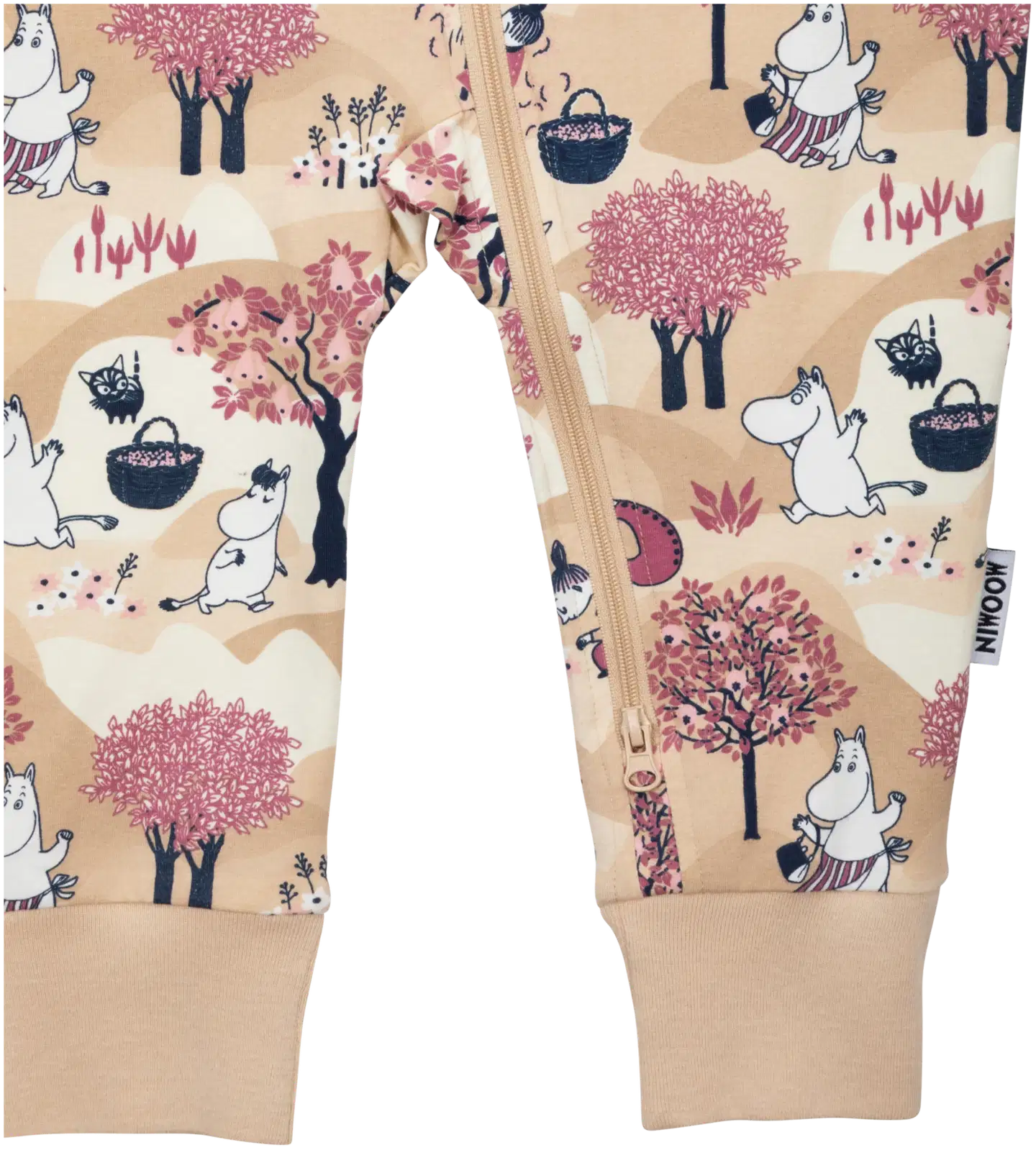 Muumi vauvojen pyjama Hedelmäsato 592489 - beige - 2