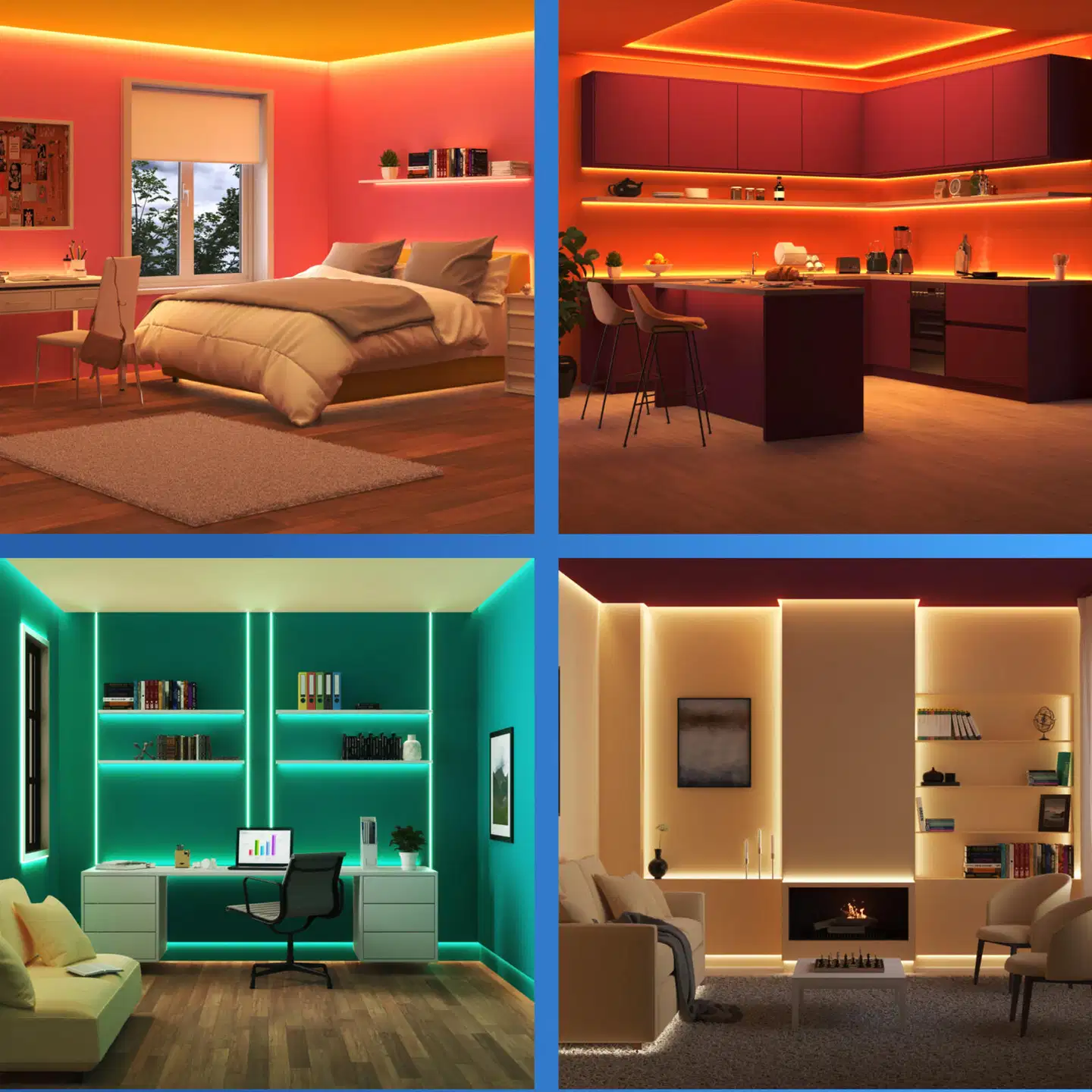 Philips Smart Lighting LED-valonauha 10m 2700-6500K RGB Type-C - 10