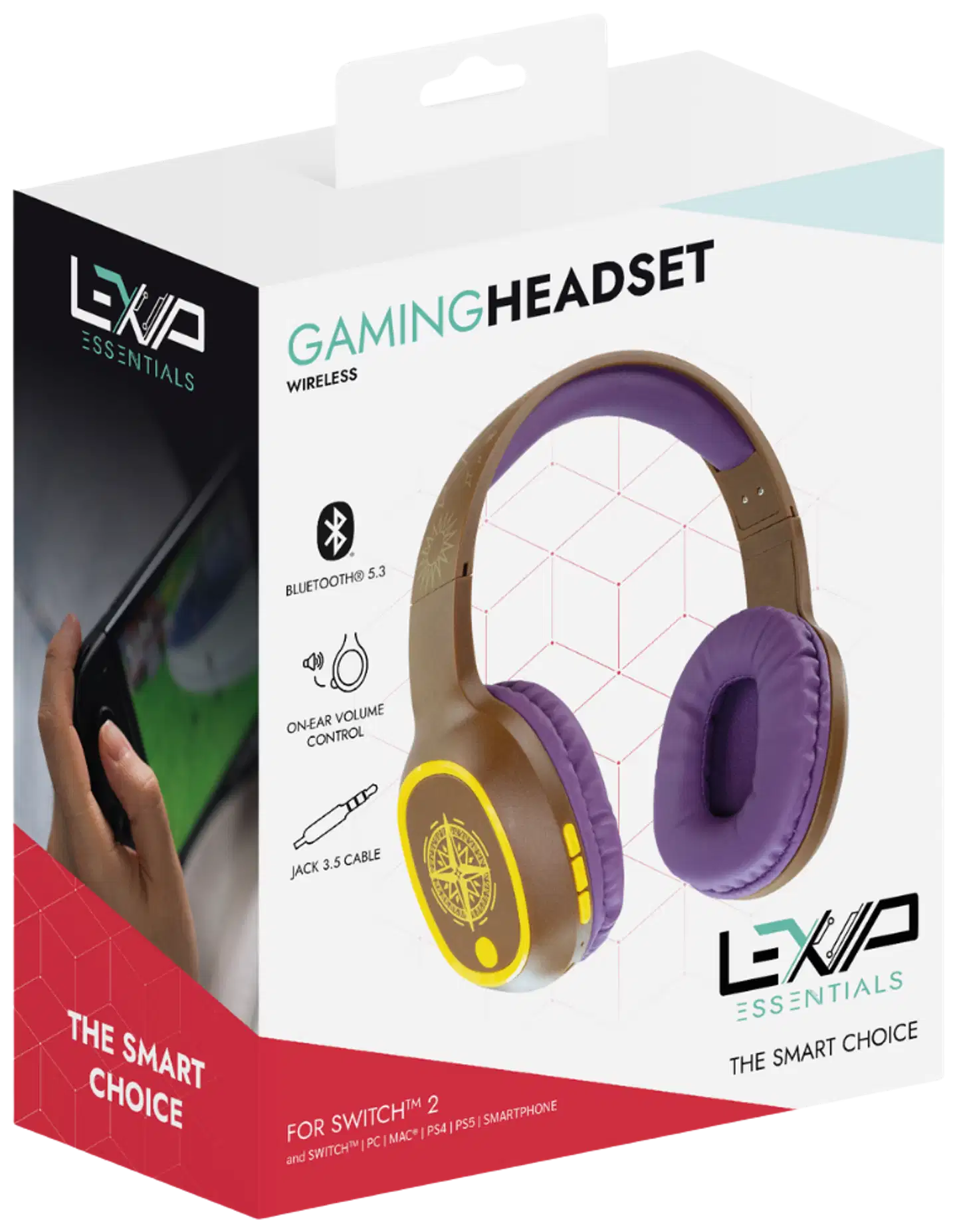 Lexip Wireless Gaming Headset langattomat pelikuulokkeet, Nintendo Switch 2 - 2