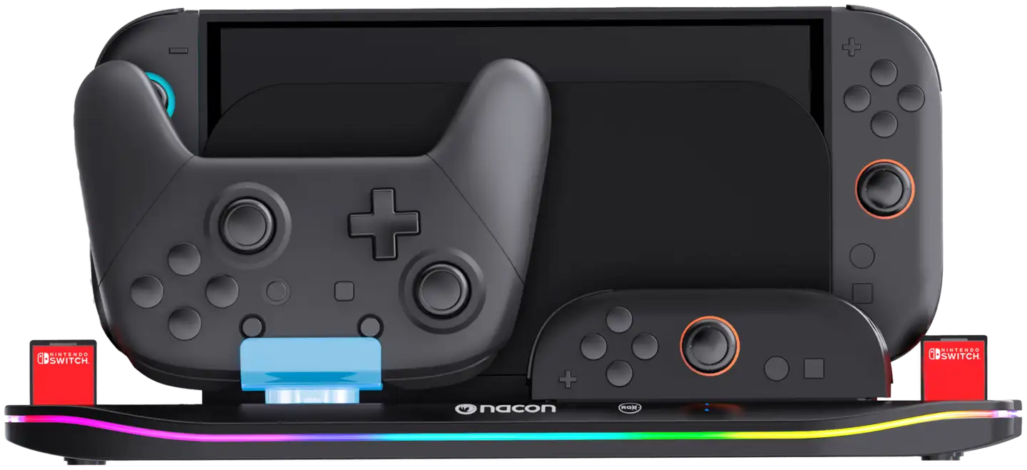 NACON XL-latausteline Nintendo Switch™ 2 -konsolille ja Joy-Con™-ohjaimille - 2