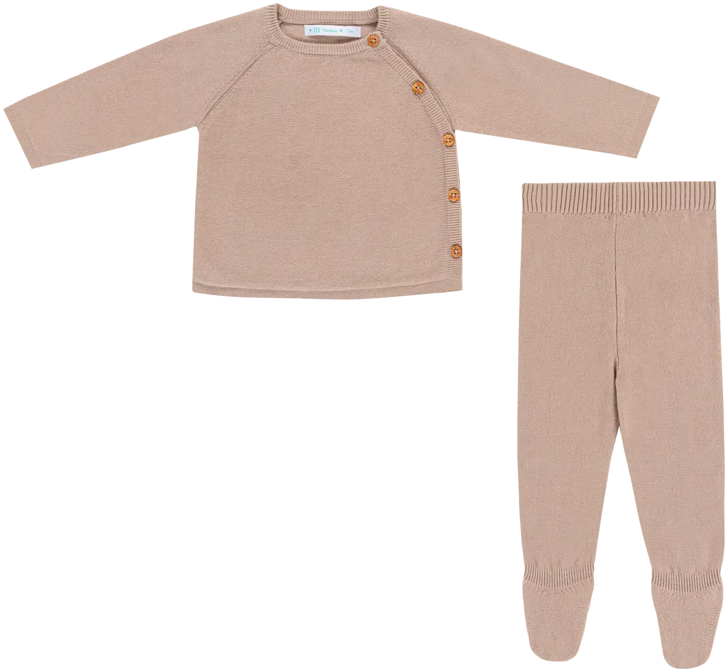 TEX BABY neulesetti 2-osainen I967132 - SAND - 1