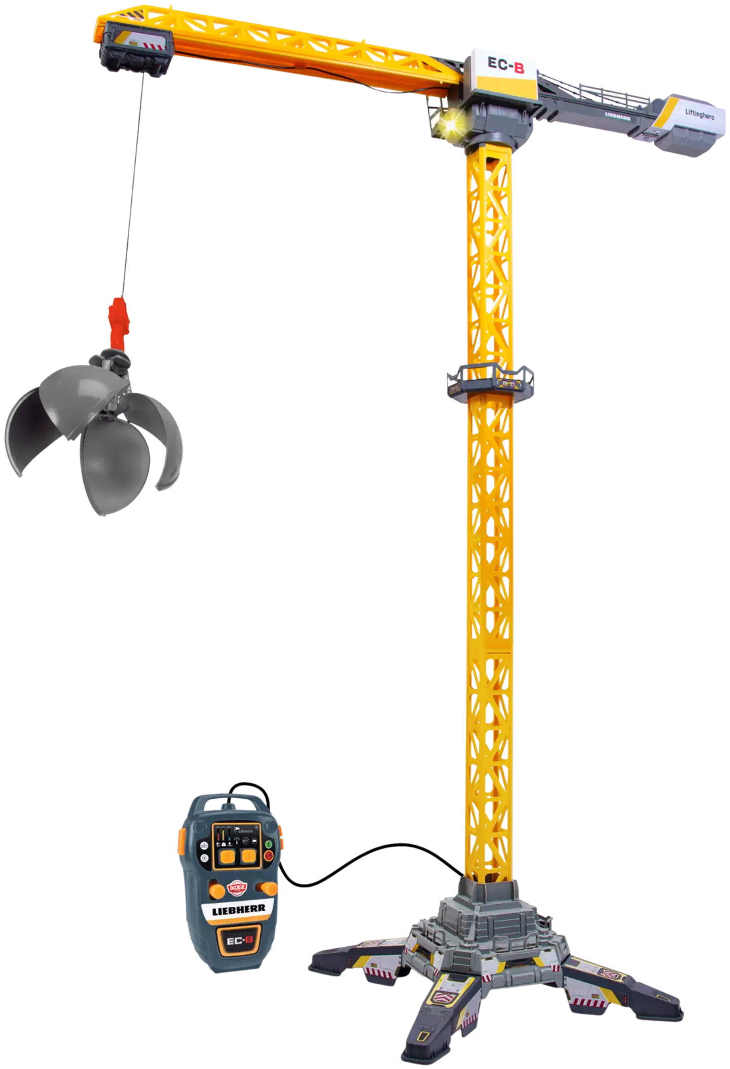 Dickie Toys - Liebherr Hero, radio-ohjattava nosturi, 125 cm - 2