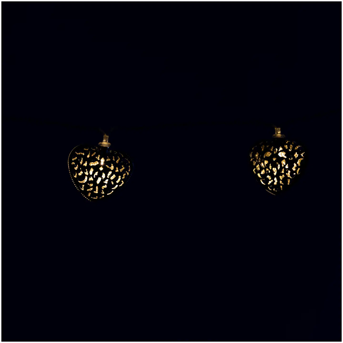 House sisävalosarja Sydän, 10 LED-lamppua - 2