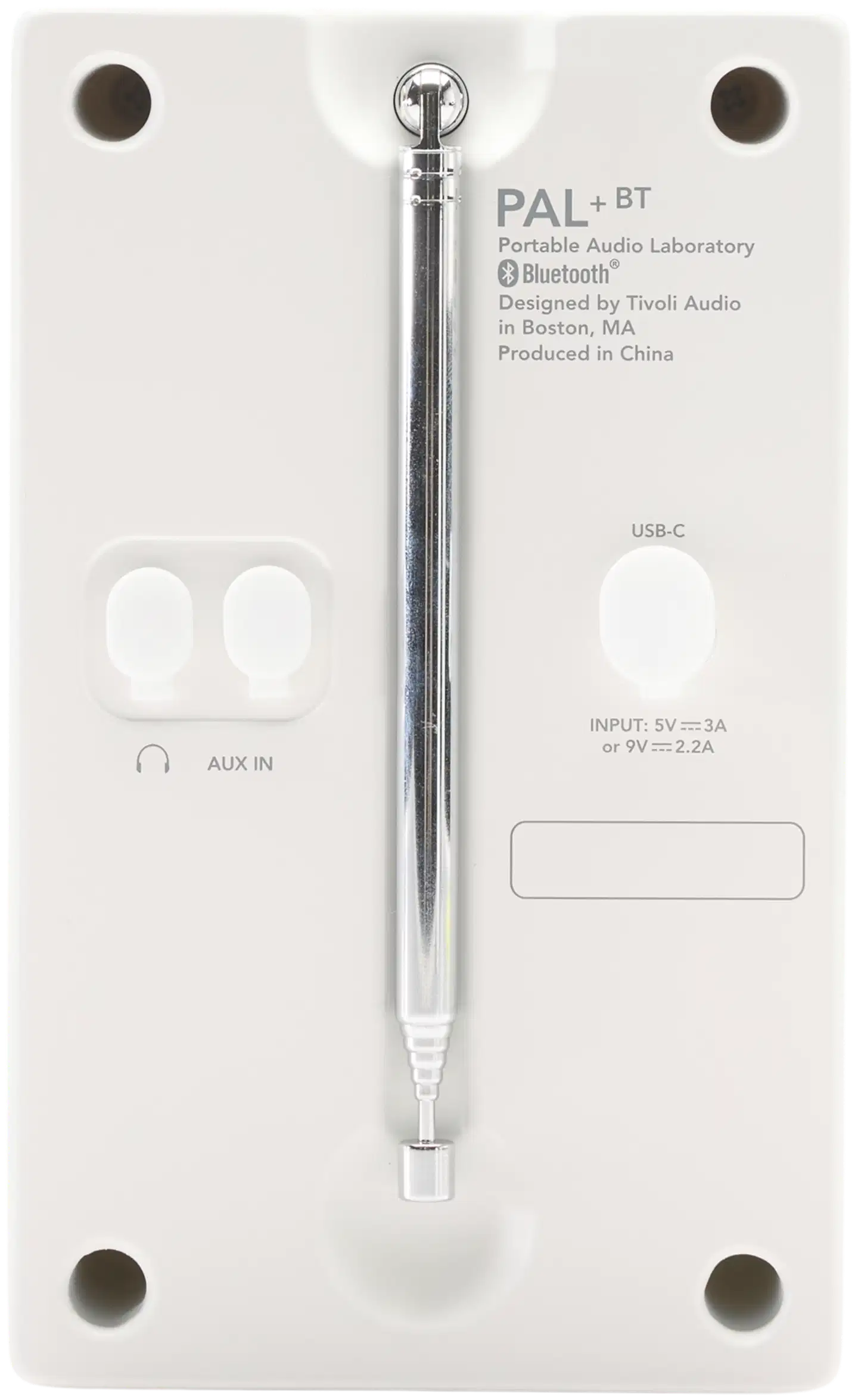 Tivoli Audio kannettava DAB+/FM Bluetooth-radio PAL+ Gen.3 BT valkoinen - 3