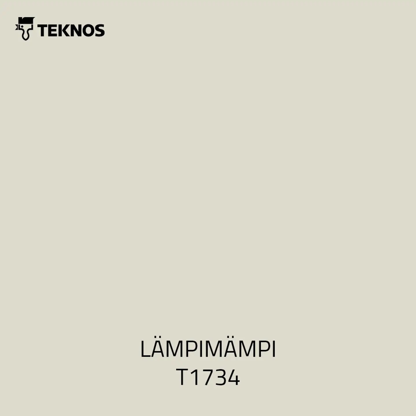 Teknos Colour sample Lämpimämpi T1734 - 2