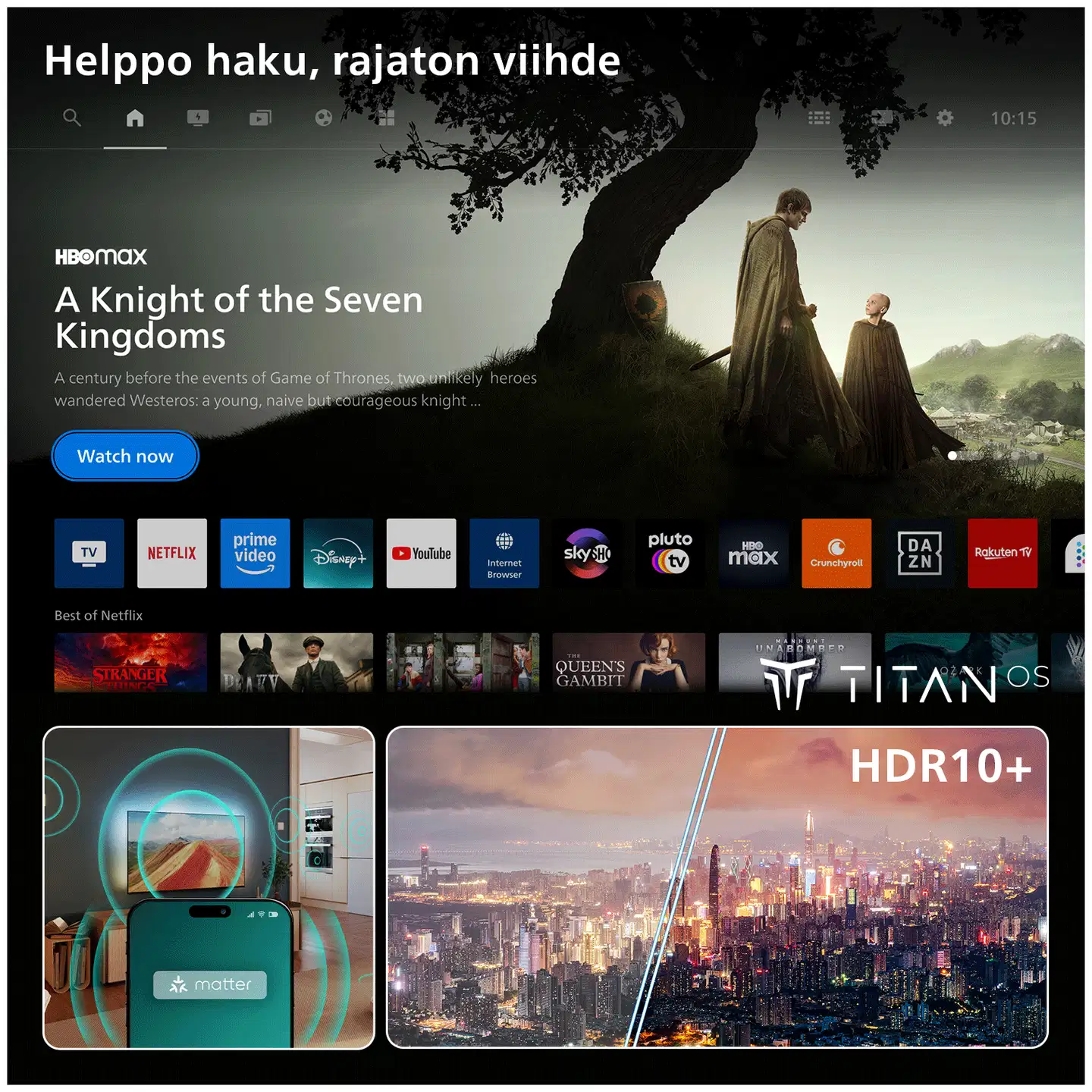 Philips 75" PUS7001 4K Smart TV - 5