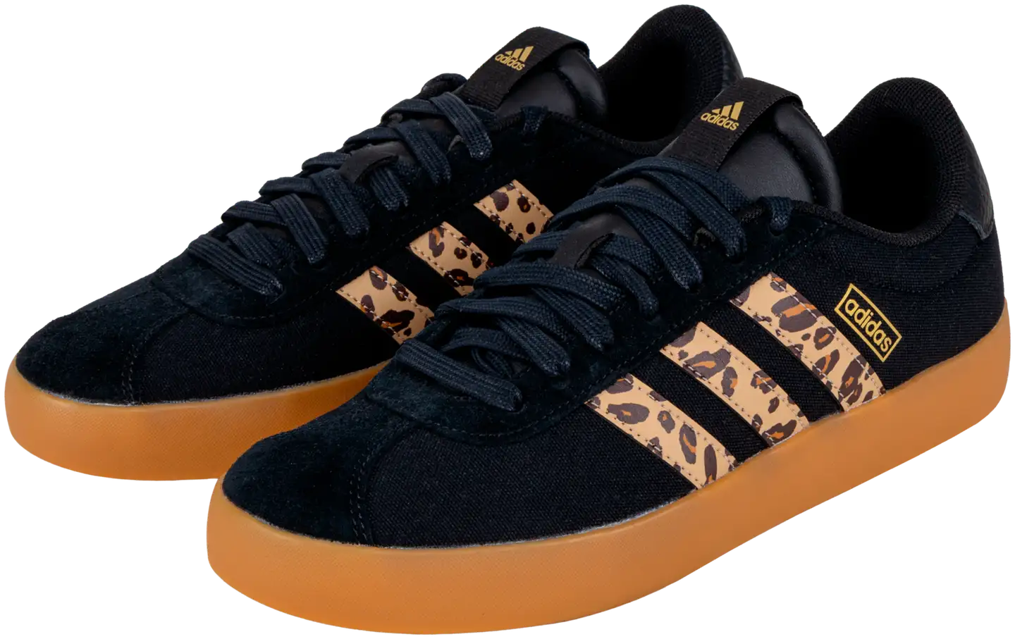adidas naisten vapaa-ajan kengät VL Court JP5355 - black/brown/gold - 1