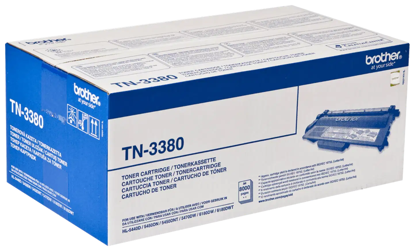 Brother laservärikasetti TN-3380 musta - 1