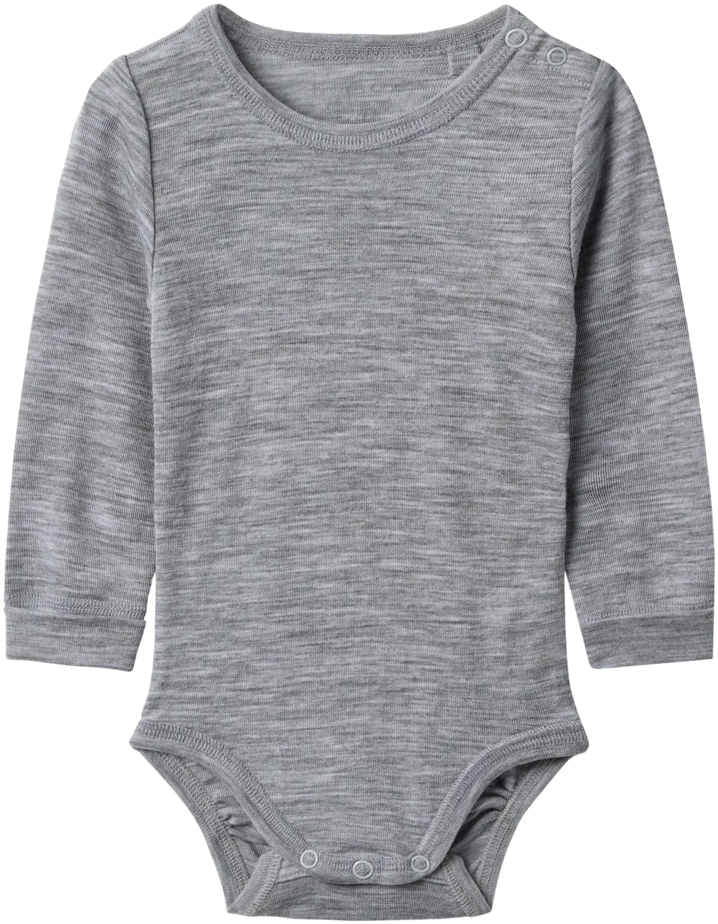 TinyOne vauvojen merinovillabody - Grey - 1